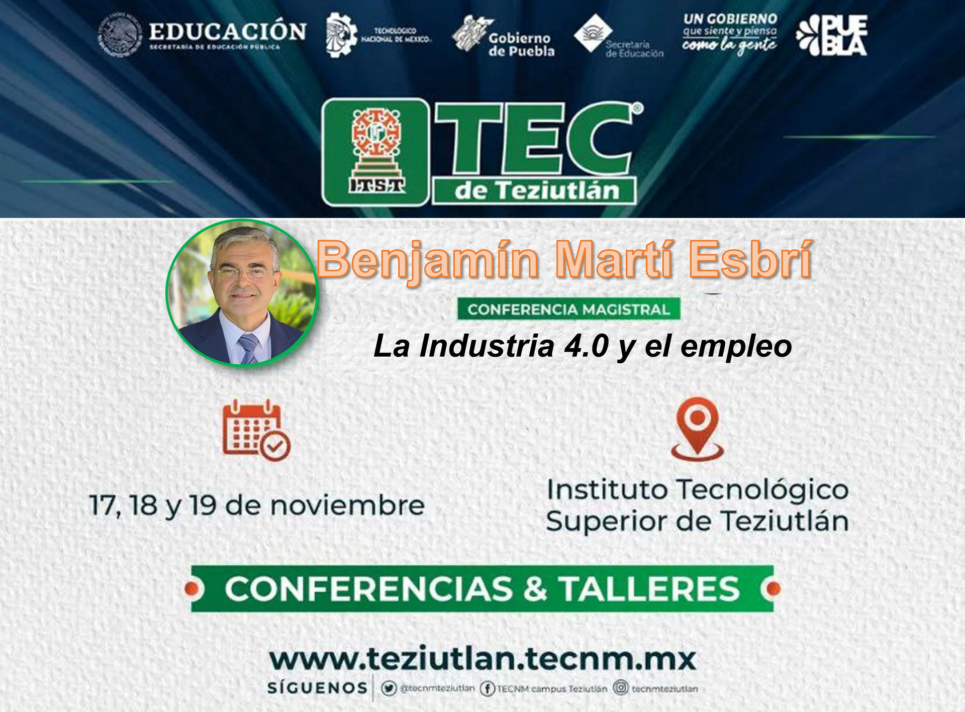 Conferencia TECde TEZIUTLAN (PUEBLA-MEXICO)
